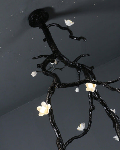 Large Long Branch Flower Chandelier - Zelno Lighting