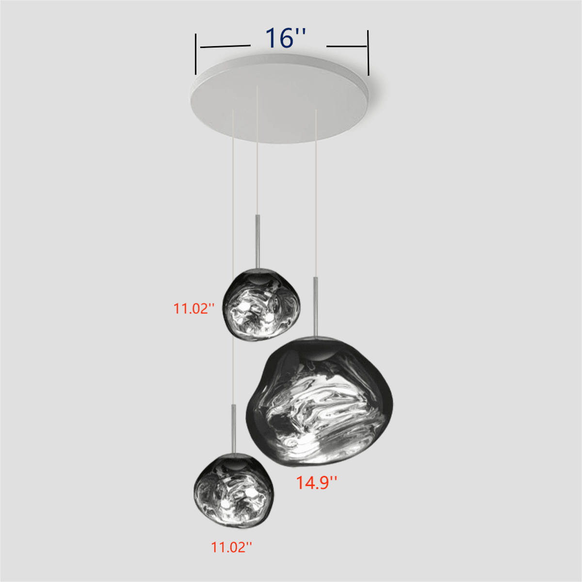 Lava Chandelier Villa Loft Duplex Stairwell Pendant Light - Zelno Lighting
