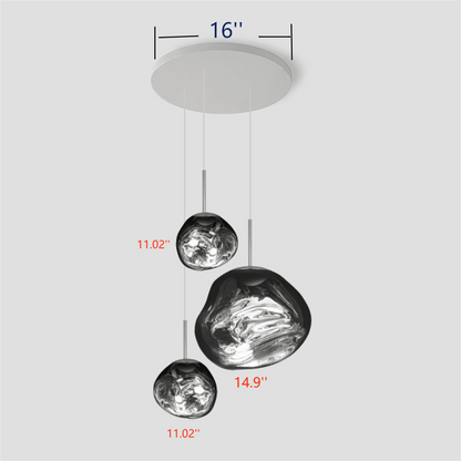 Lava Chandelier Villa Loft Duplex Stairwell Pendant Light - Zelno Lighting
