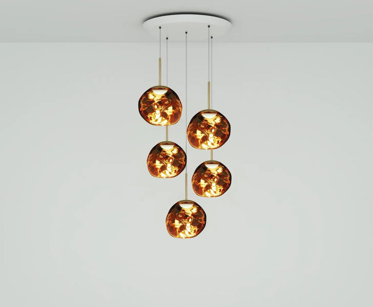 Lava Chandelier Villa Loft Duplex Stairwell Pendant Light - Zelno Lighting