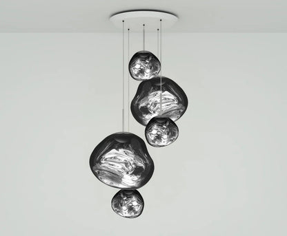 Lava Chandelier Villa Loft Duplex Stairwell Pendant Light - Zelno Lighting