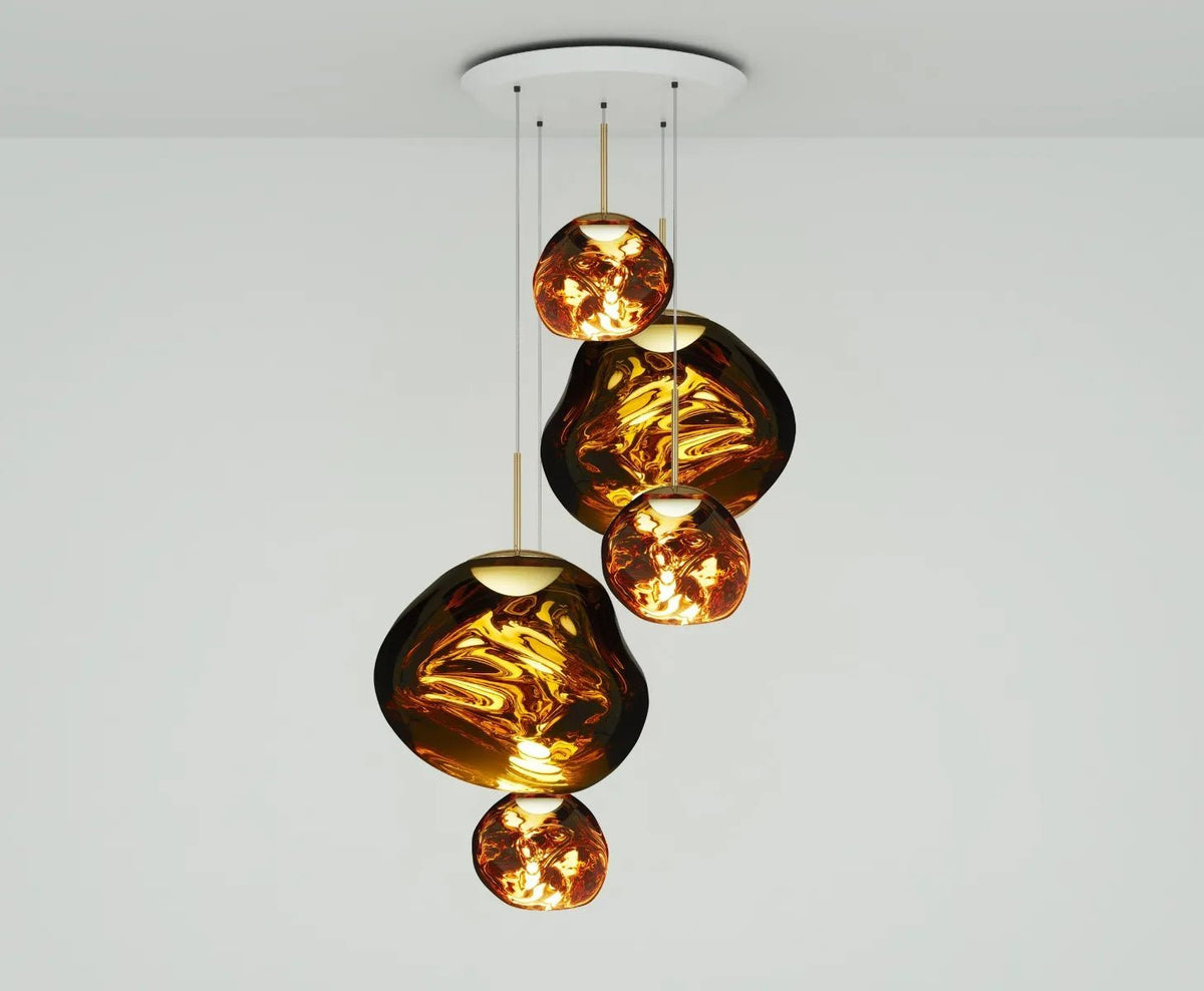 Lava Chandelier Villa Loft Duplex Stairwell Pendant Light - Zelno Lighting