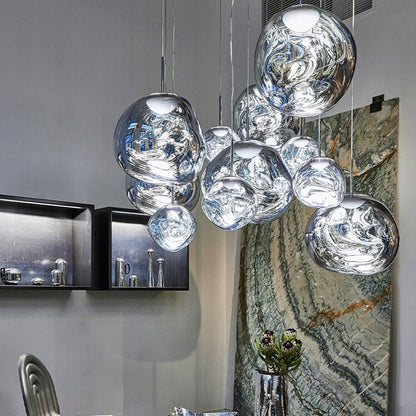 Lava Chandelier Villa Loft Duplex Stairwell Pendant Light - Zelno Lighting