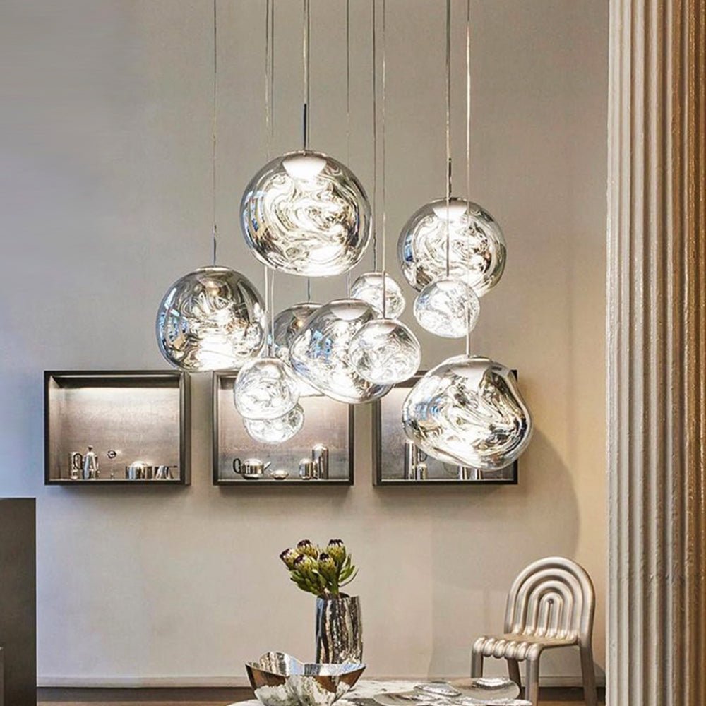 Lava Chandelier Villa Loft Duplex Stairwell Pendant Light - Zelno Lighting