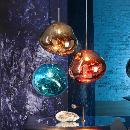Lava Chandelier Villa Loft Duplex Stairwell Pendant Light - Zelno Lighting