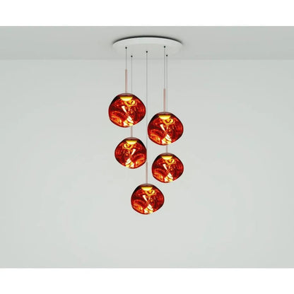 Lava Chandelier Villa Loft Duplex Stairwell Pendant Light - Zelno Lighting