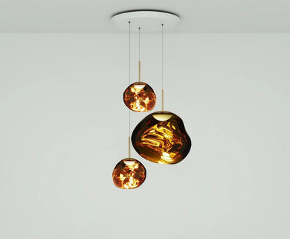 Lava Chandelier Villa Loft Duplex Stairwell Pendant Light - Zelno Lighting