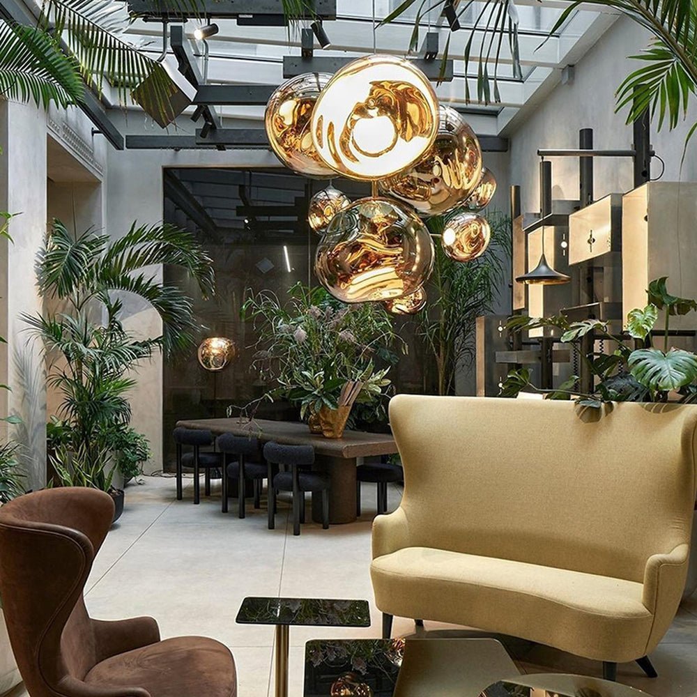 Lava Chandelier Villa Loft Duplex Stairwell Pendant Light - Zelno Lighting