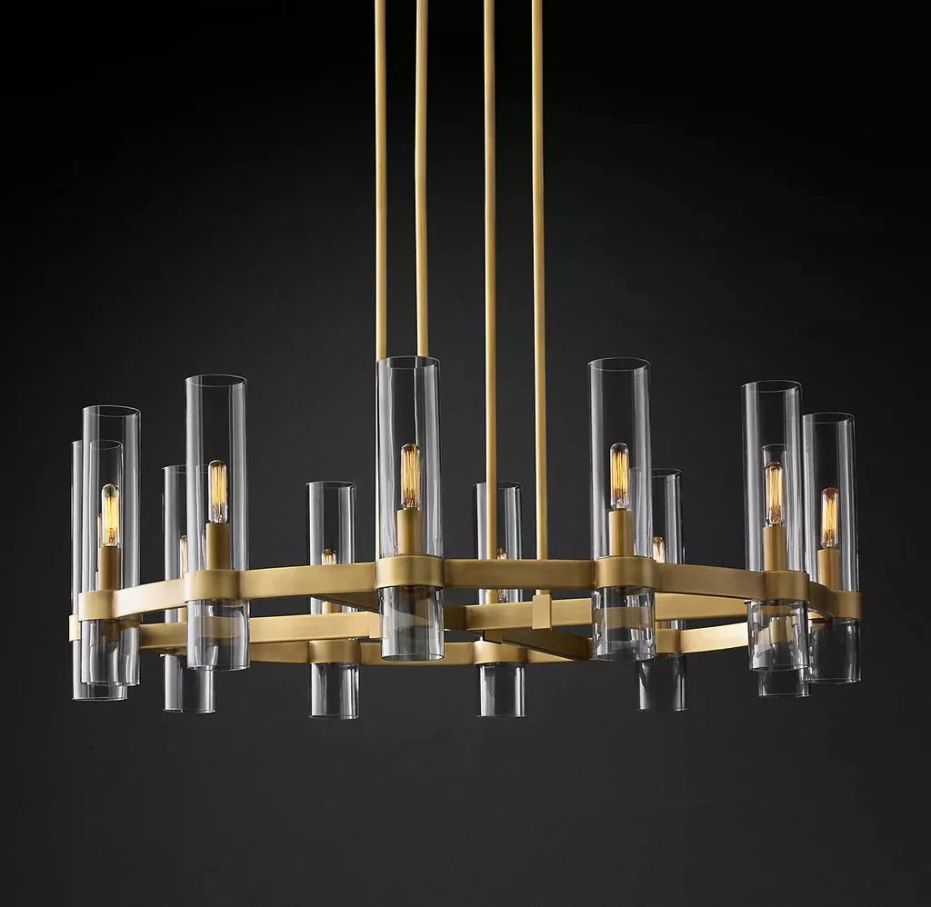 Lavelle Round Chandelier 36" - Zelno