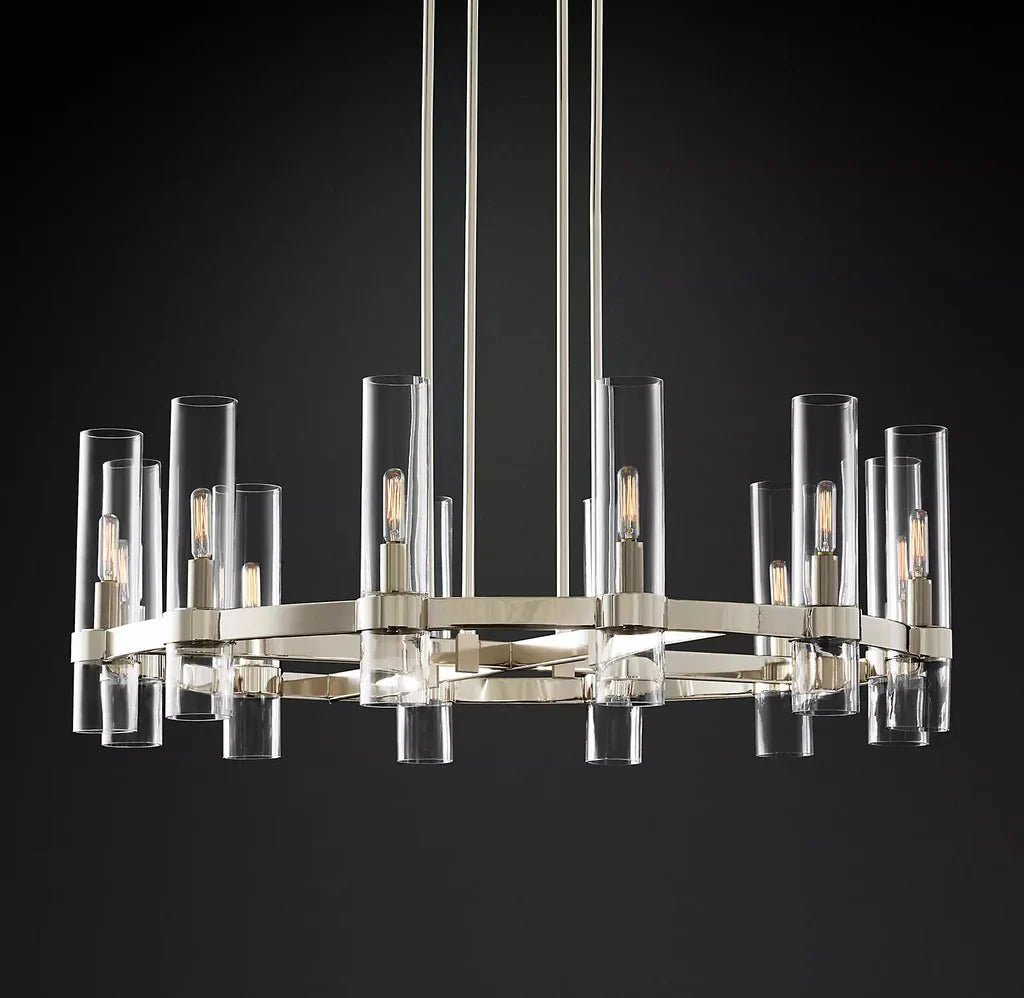 Lavelle Round Chandelier 36" - Zelno