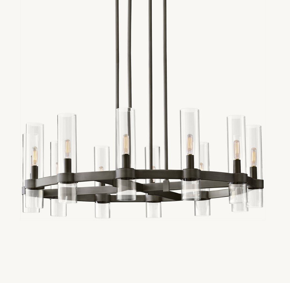 Lavelle Round Chandelier 36" - Zelno