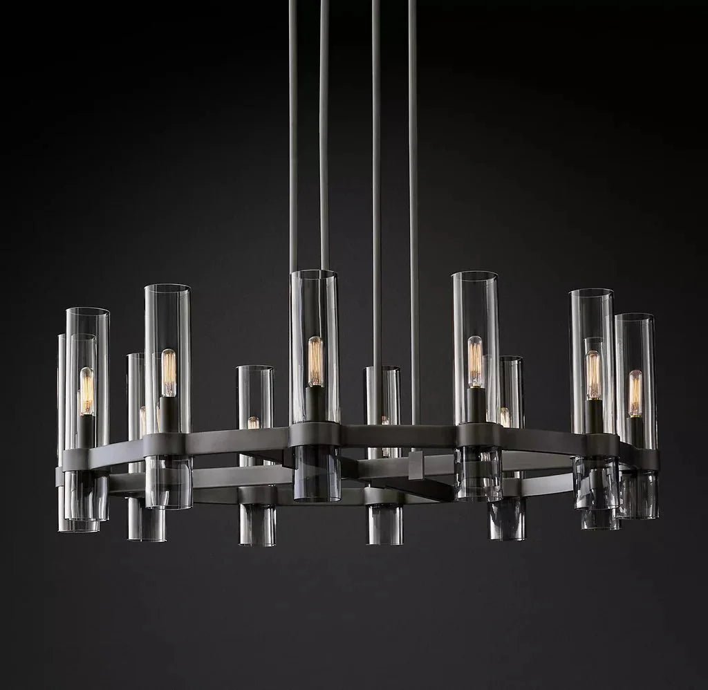 Lavelle Round Chandelier 36" - Zelno
