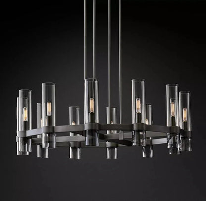 Lavelle Round Chandelier 36" - Zelno