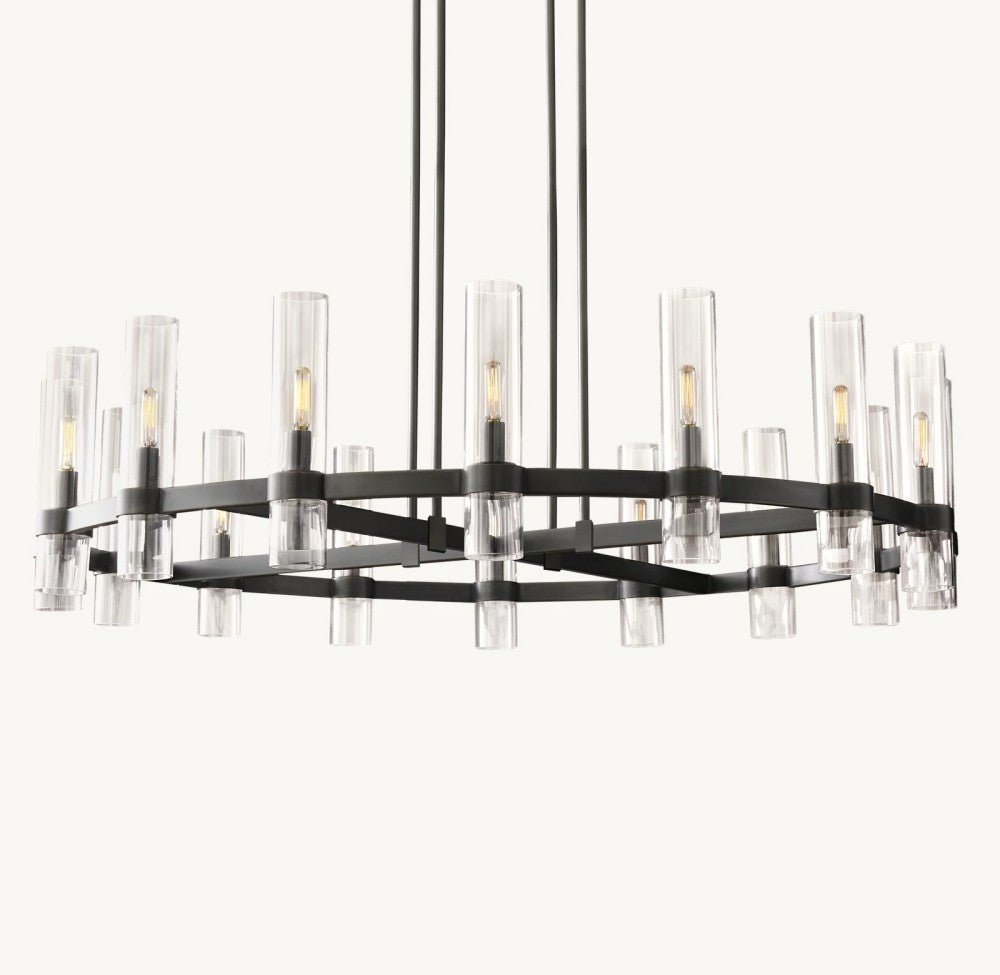 Lavelle Round Chandelier 48" - Zelno