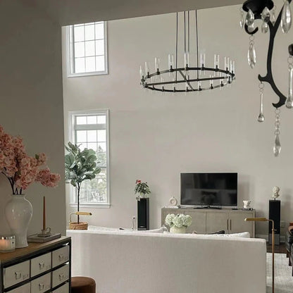 Lavelle Round Chandelier 48" - Zelno