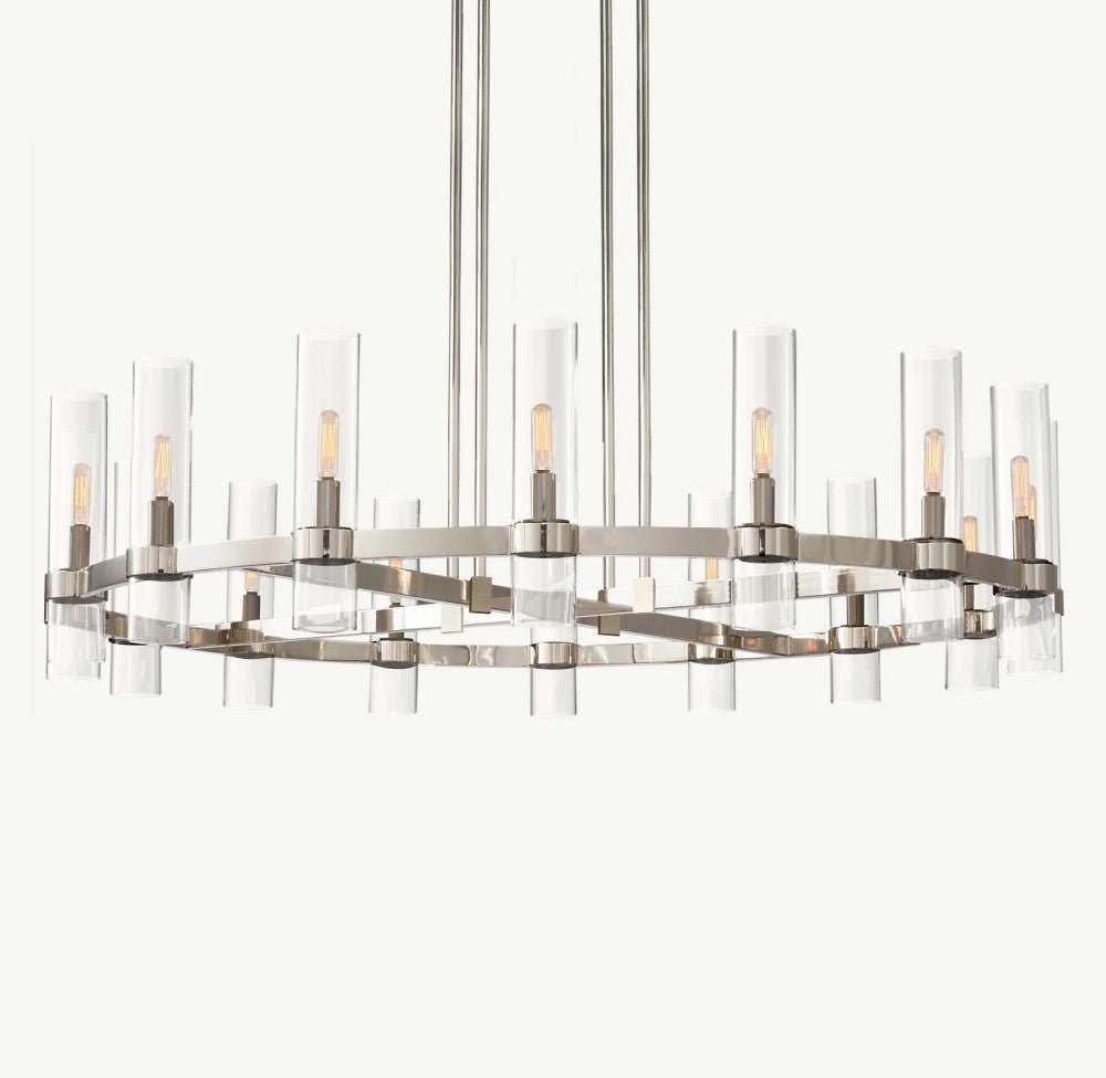 Lavelle Round Chandelier 48" - Zelno