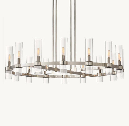 Lavelle Round Chandelier 48" - Zelno