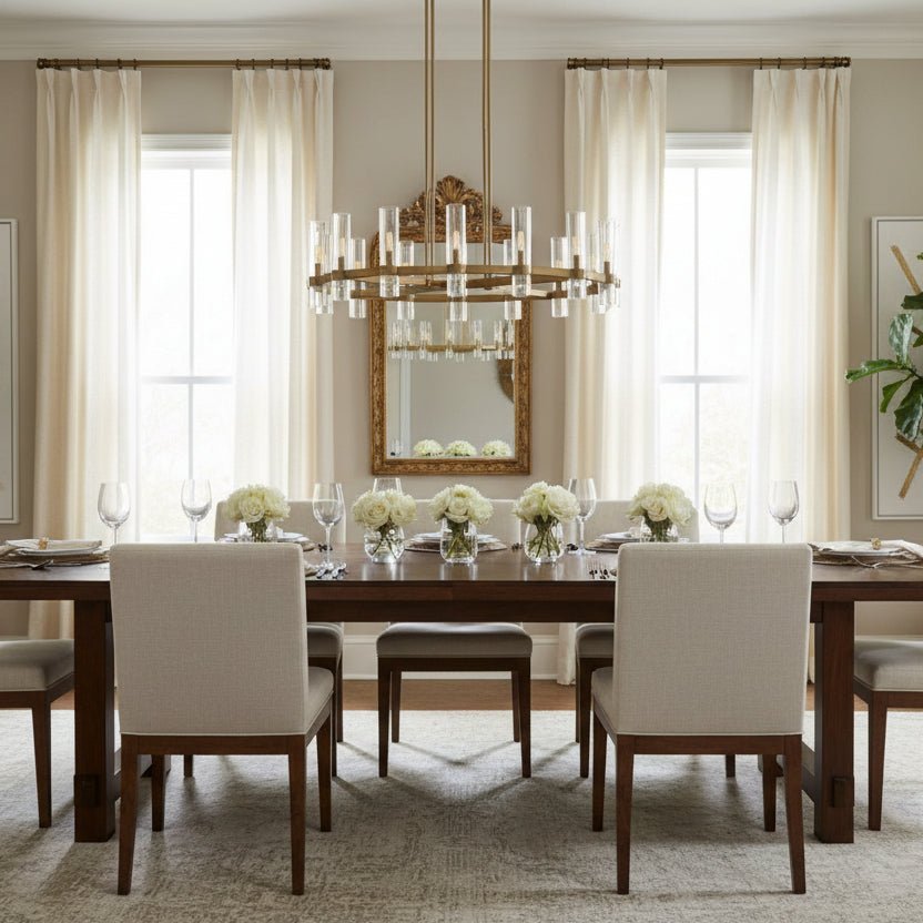 Lavelle Round Chandelier 48" - Zelno
