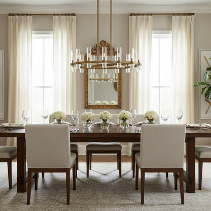 Lavelle Round Chandelier 48" - Zelno
