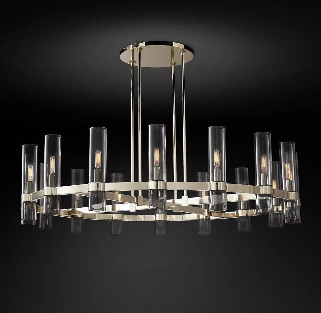 Lavelle Round Chandelier 48" - Zelno