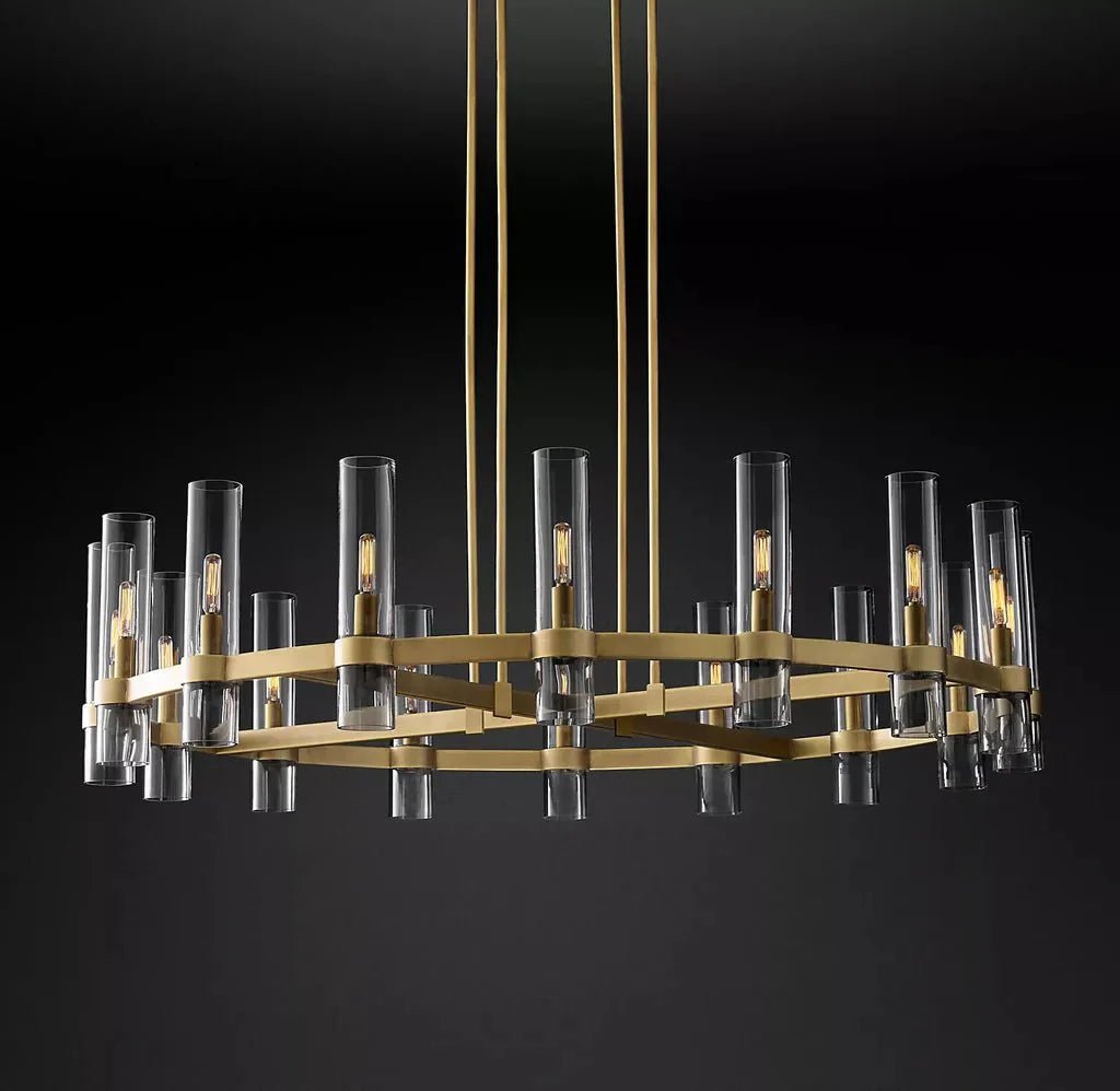 Lavelle Round Chandelier 48" - Zelno