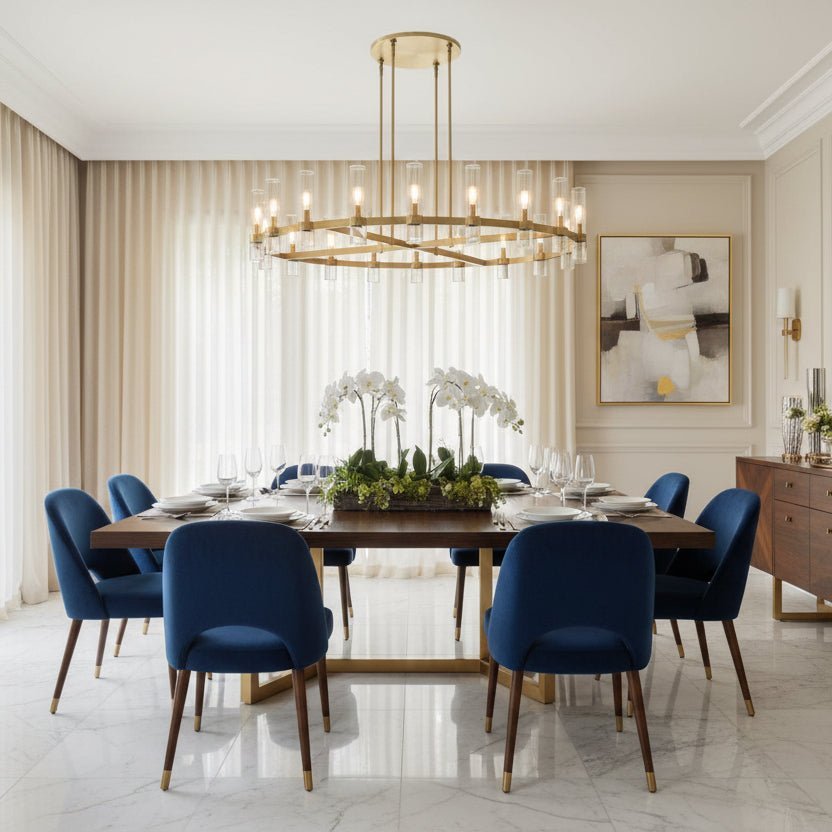 Lavelle Round Chandelier 60" - Zelno