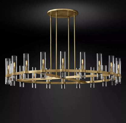 Lavelle Round Chandelier 60" - Zelno
