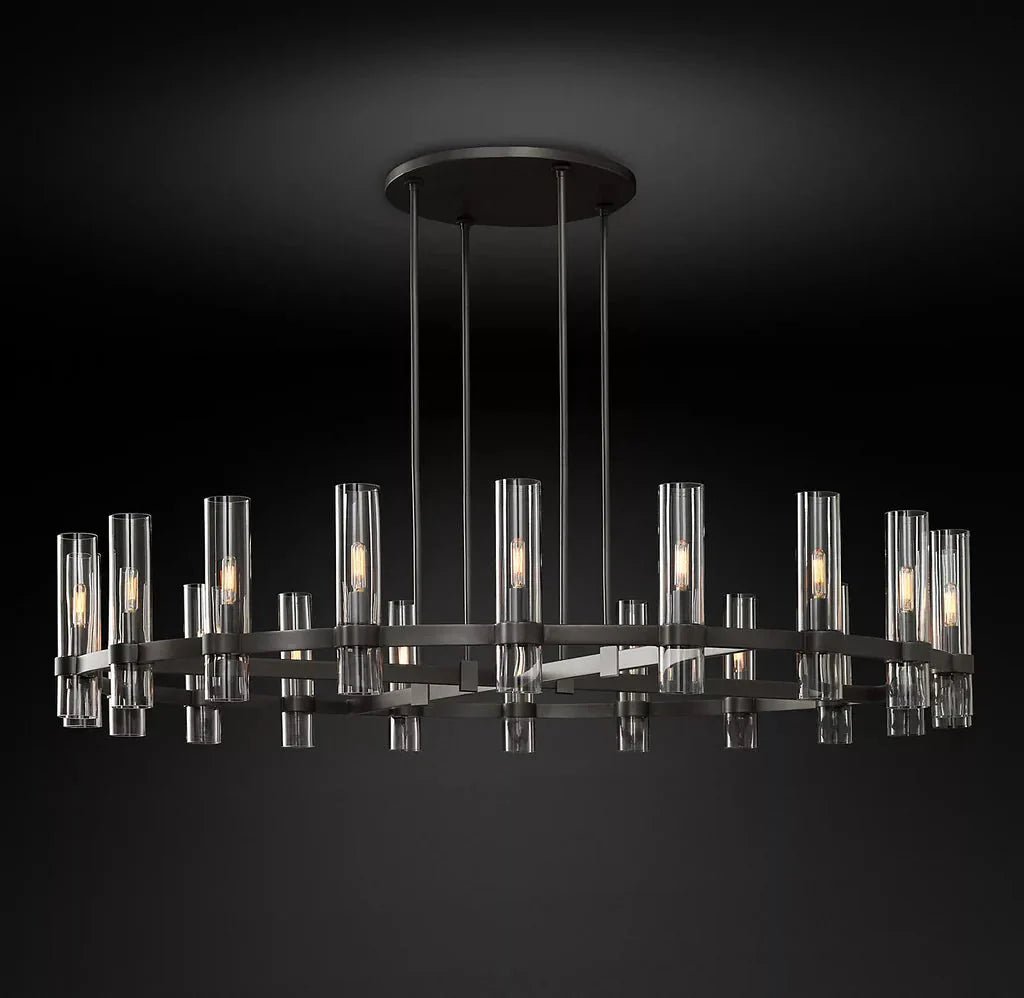 Lavelle Round Chandelier 60" - Zelno