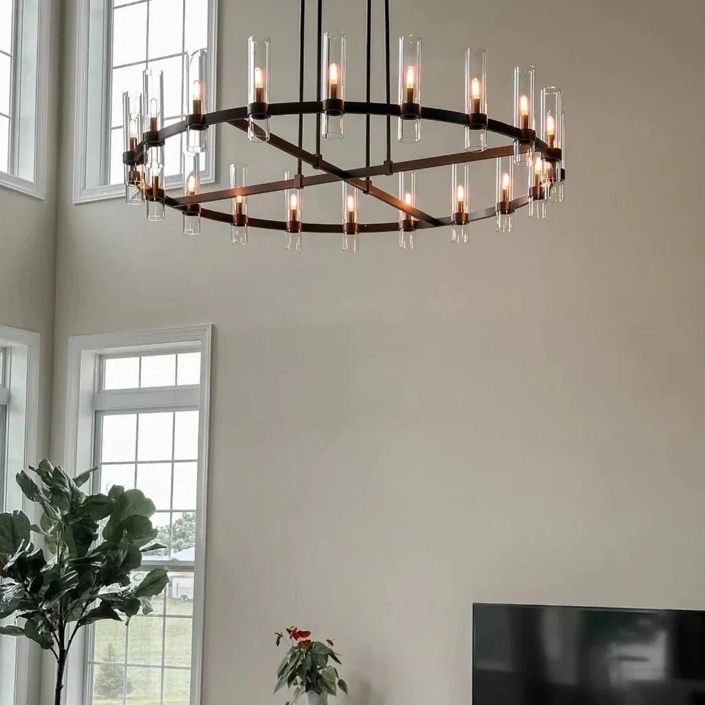 Lavelle Round Chandelier 60" - Zelno