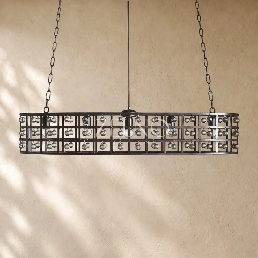 Le Cage Rectangular Chandelier - Zelno