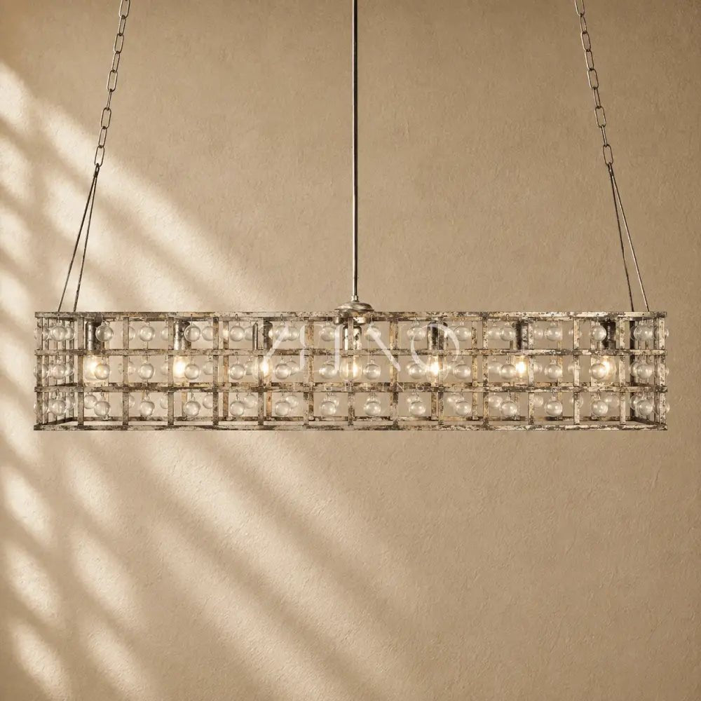 Le Cage Rectangular Chandelier - Zelno