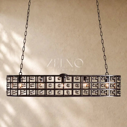 Le Cage Rectangular Chandelier - Zelno