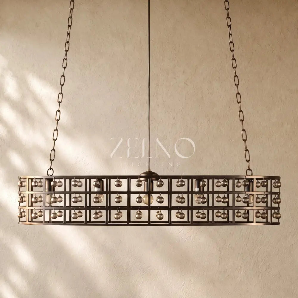 Le Cage Rectangular Chandelier - Zelno