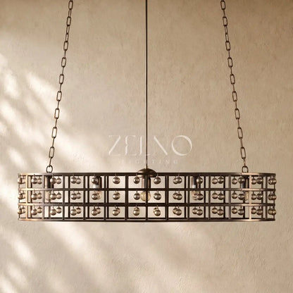 Le Cage Rectangular Chandelier - Zelno