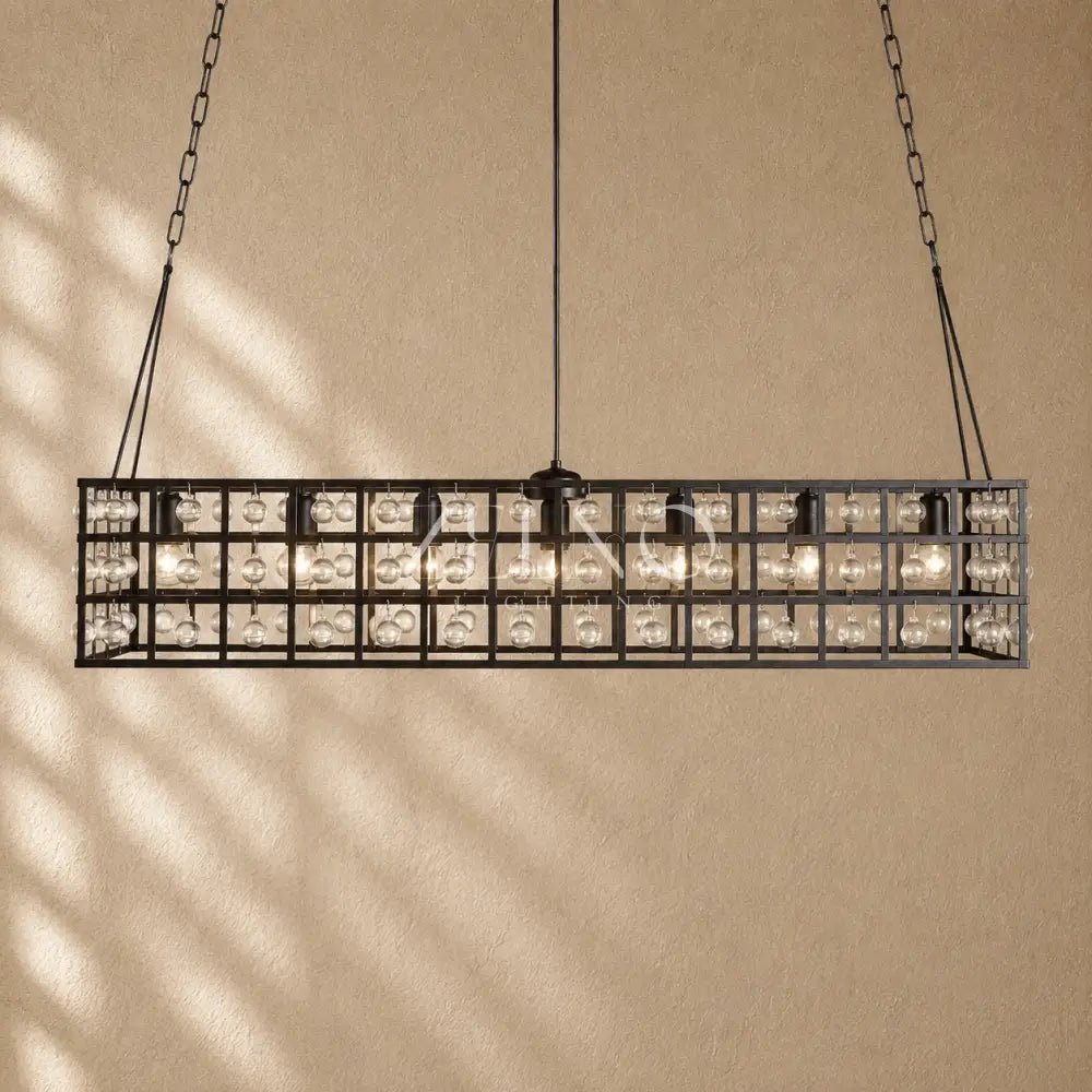 Le Cage Rectangular Chandelier - Zelno