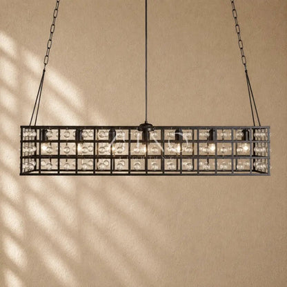 Le Cage Rectangular Chandelier - Zelno