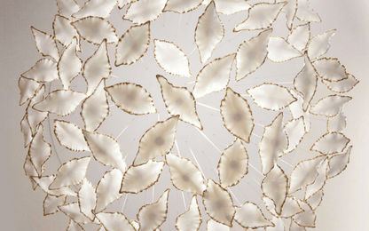Leaf Twisted Sculptural Customize Chandelier - Zelno Lighting