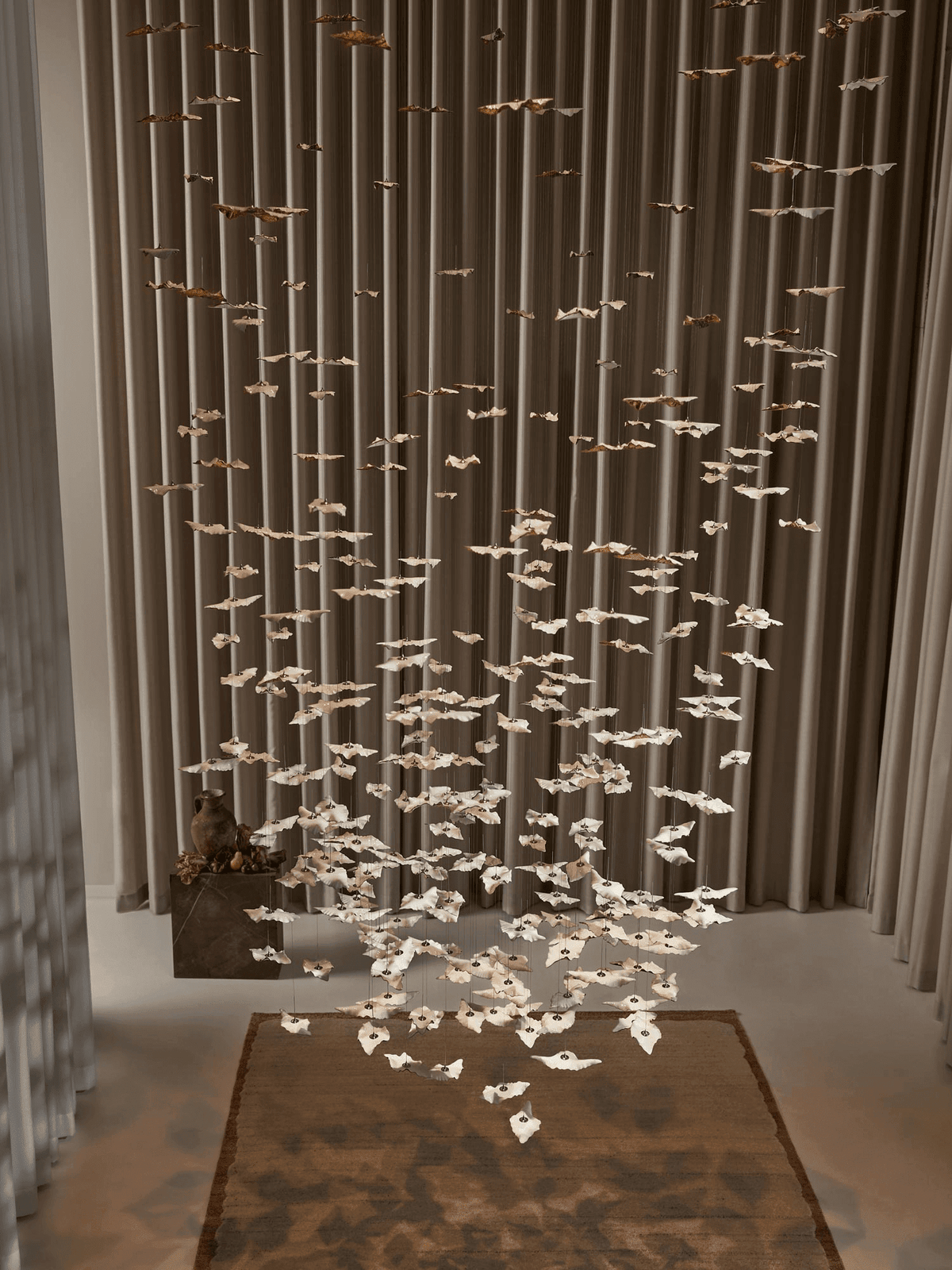 Leaf Twisted Sculptural Customize Chandelier - Zelno Lighting