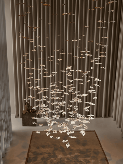 Leaf Twisted Sculptural Customize Chandelier - Zelno Lighting
