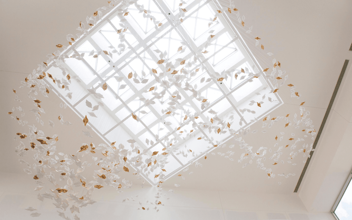 Leaf Twisted Sculptural Customize Chandelier - Zelno Lighting