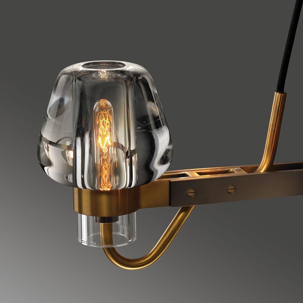 Letitia Crystal Chandelier 3 Light - Zelno Lighting