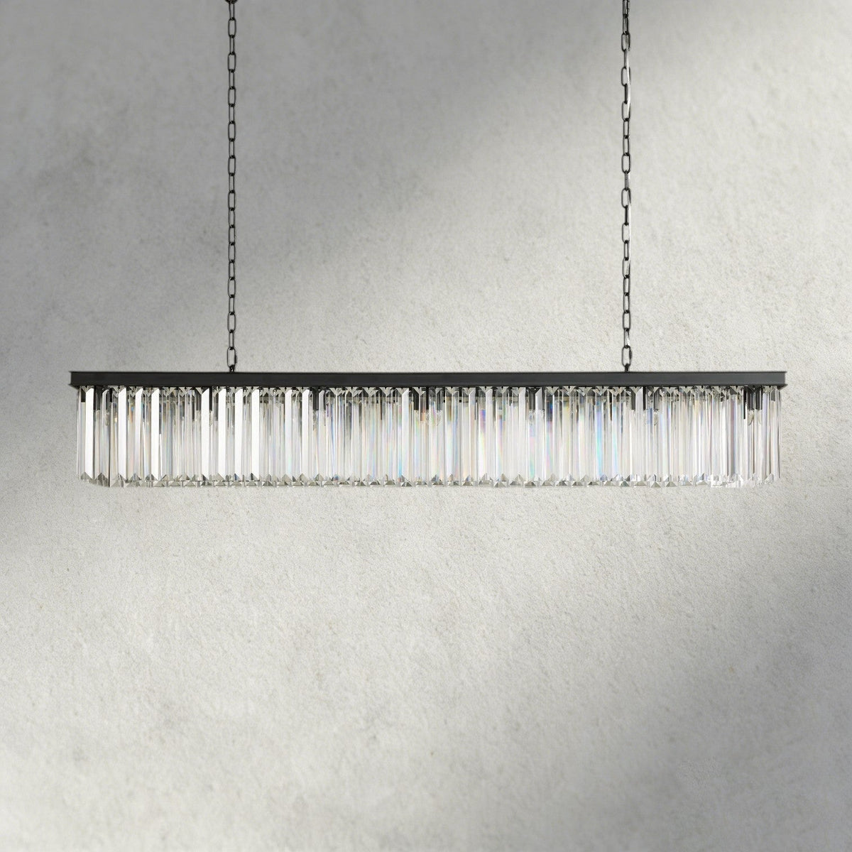 Leyland Rectangular Chandelier 60", 71.5" - Zelno