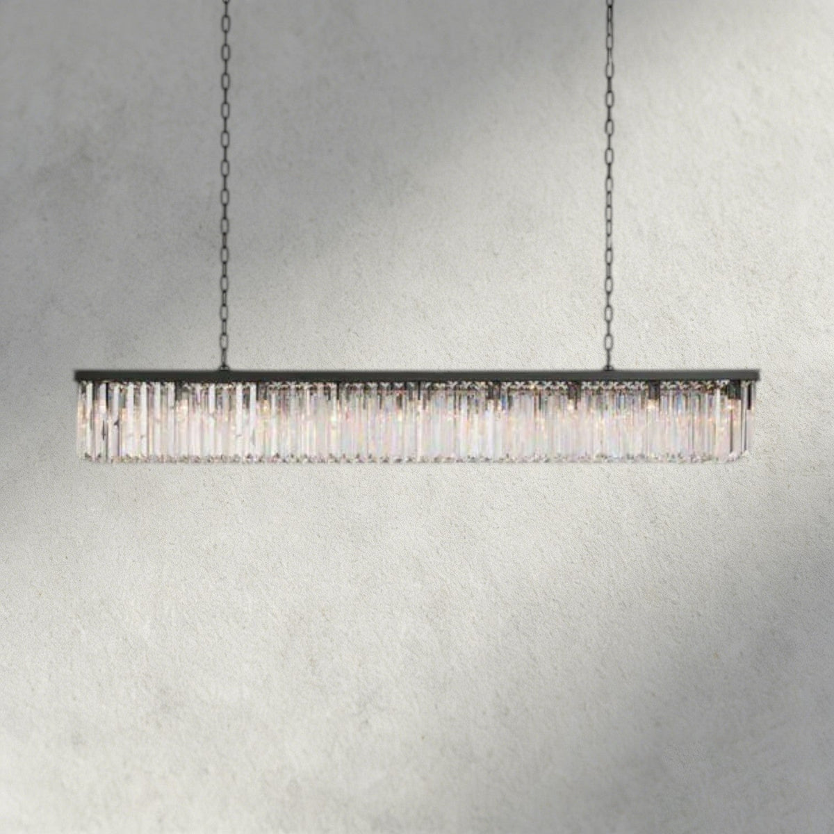 Leyland Rectangular Chandelier 60", 71.5" - Zelno