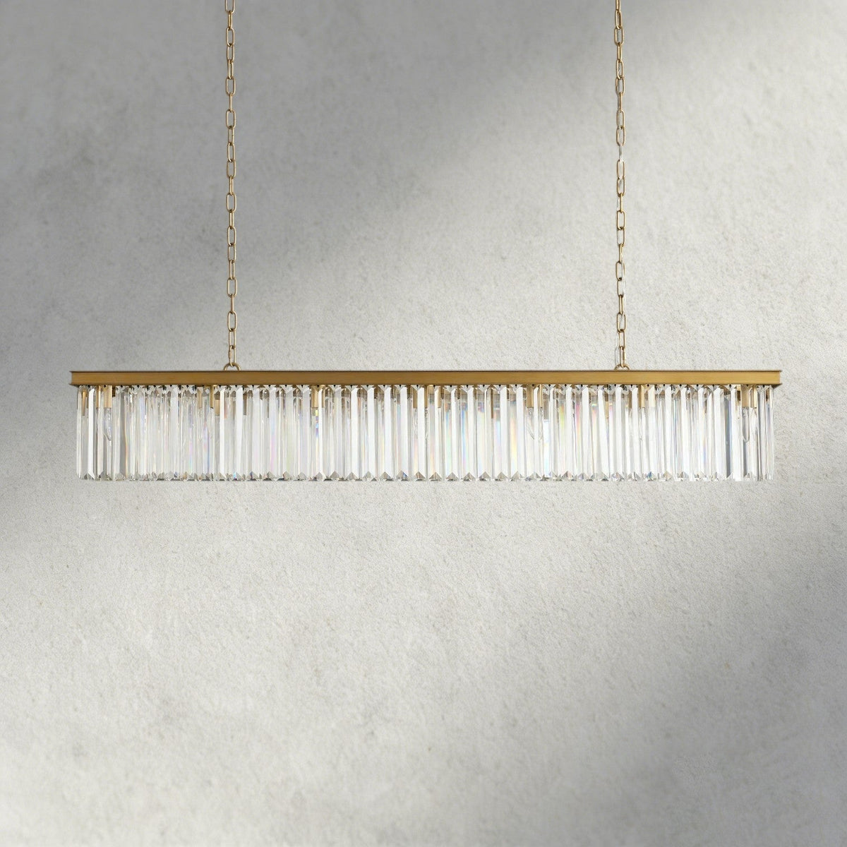 Leyland Rectangular Chandelier 60", 71.5" - Zelno