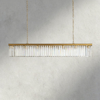 Leyland Rectangular Chandelier 60", 71.5" - Zelno