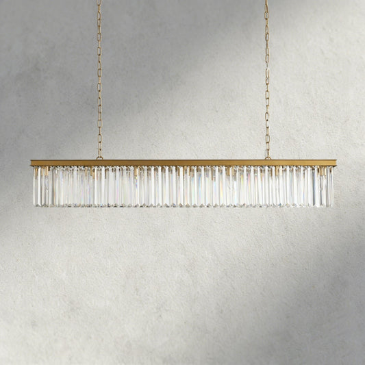Leyland Rectangular Chandelier 60", 71.5" - Zelno