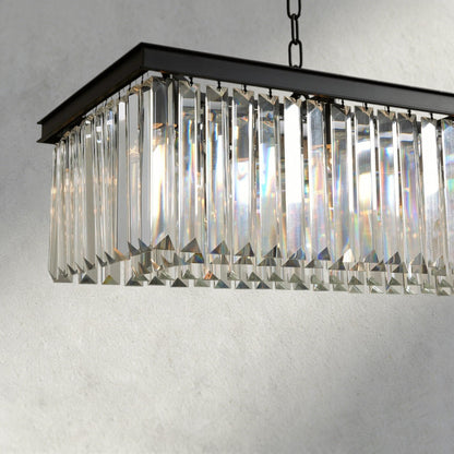 Leyland Rectangular Chandelier 60", 71.5" - Zelno