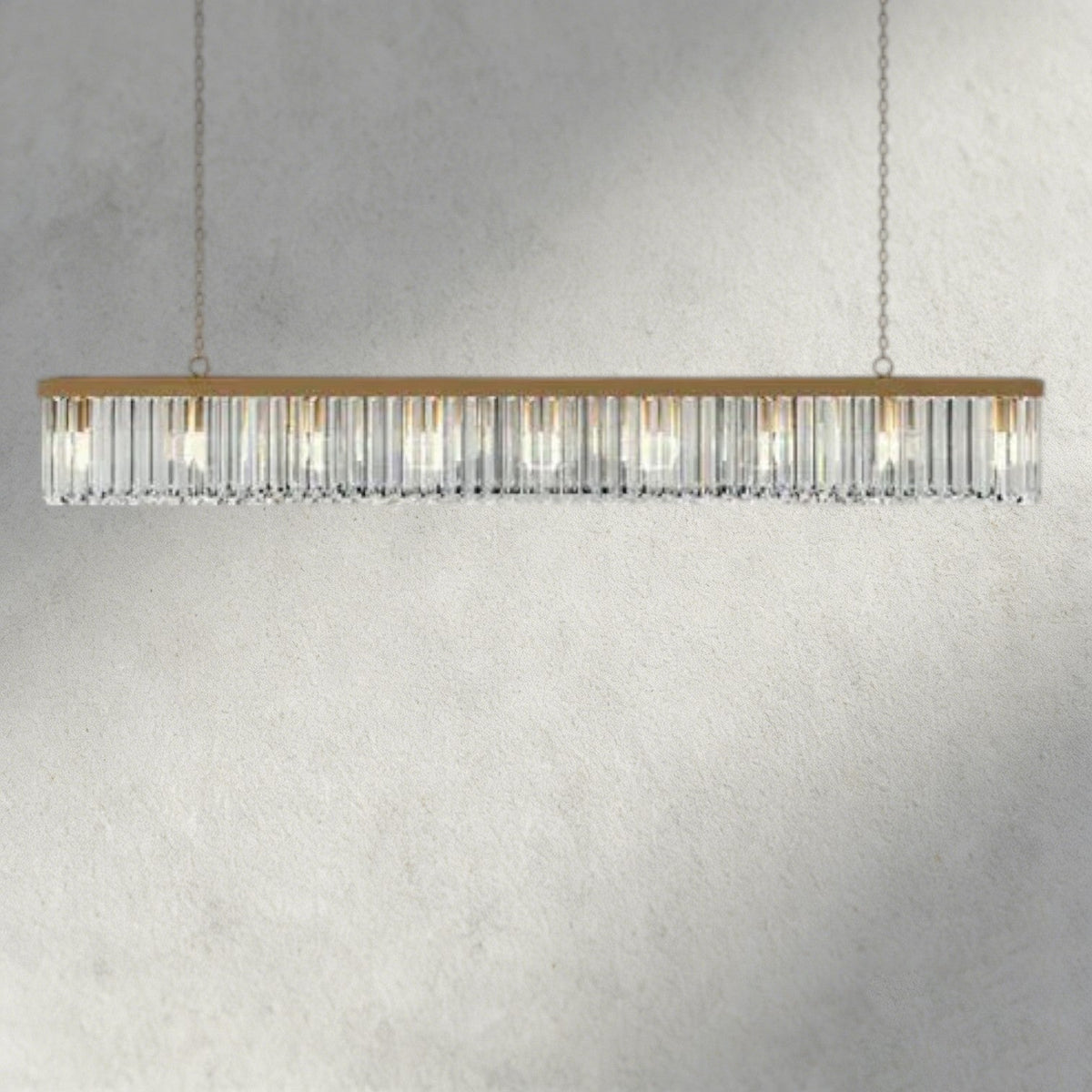 Leyland Rectangular Chandelier 60", 71.5" - Zelno