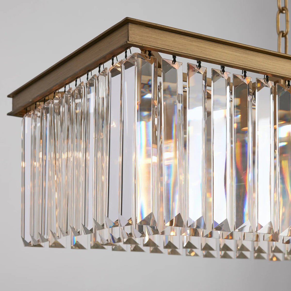 Leyland Tiered Rectangular Chandelier - Zelno