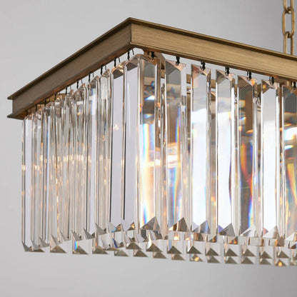 Leyland Tiered Rectangular Chandelier - Zelno